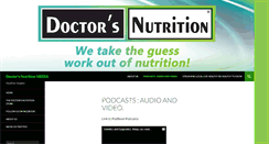 Desktop Screenshot of doctorsnutritionmedia.com